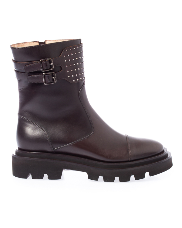 Fabiana Filippi из кожи с отделкой клепками  артикул ASD220W582 марки Fabiana Filippi купить за 23200 руб.