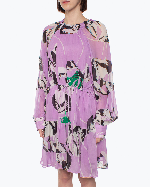 платье Essentiel AUBREY фиолетовый+принт 34, размер 34, цвет фиолетовый+принт AUBREY фиолетовый+принт 34 - фото 3