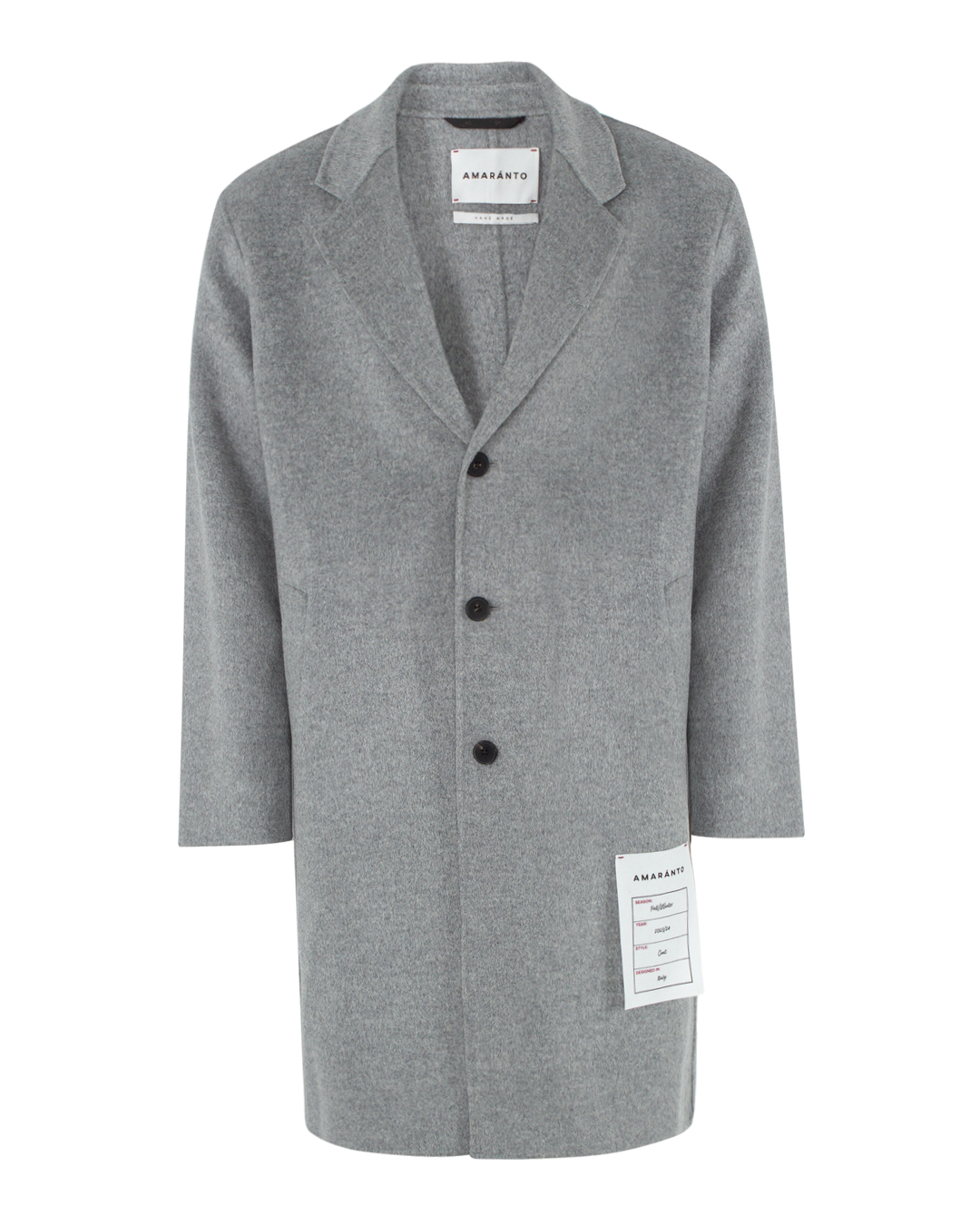 пальто AMARANTO B6R0004 серый 54, размер 54