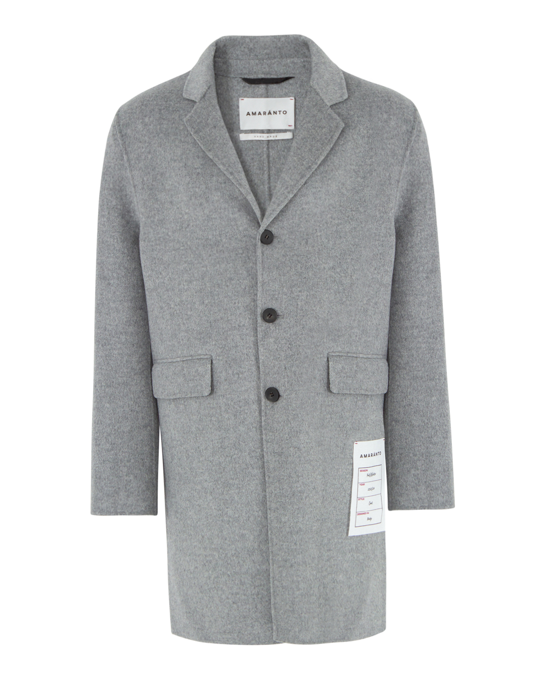 пальто AMARANTO B6R0031 серый 48, размер 48