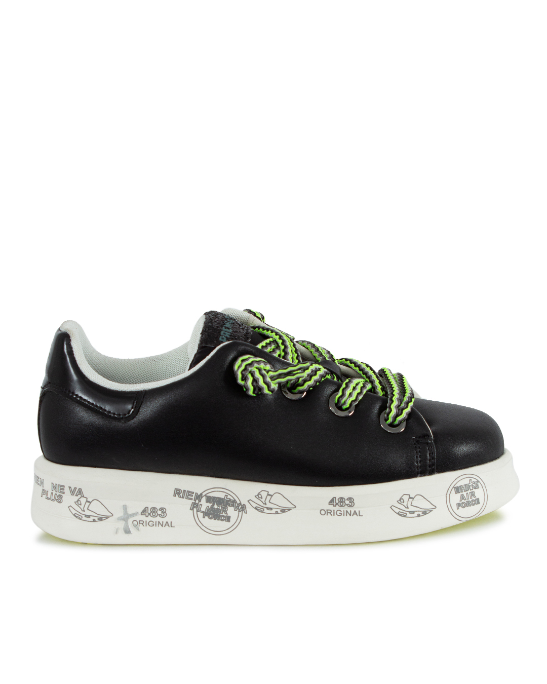 Premiata sport с цветными шнурками  артикул BELLE VAR 6550 марки Premiata sport купить за 41500 руб.