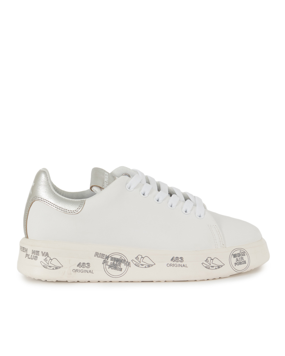 Premiata  Premiata белые из кожи артикул BELLE VAR6823 марки Premiata  купить за 43600 руб.