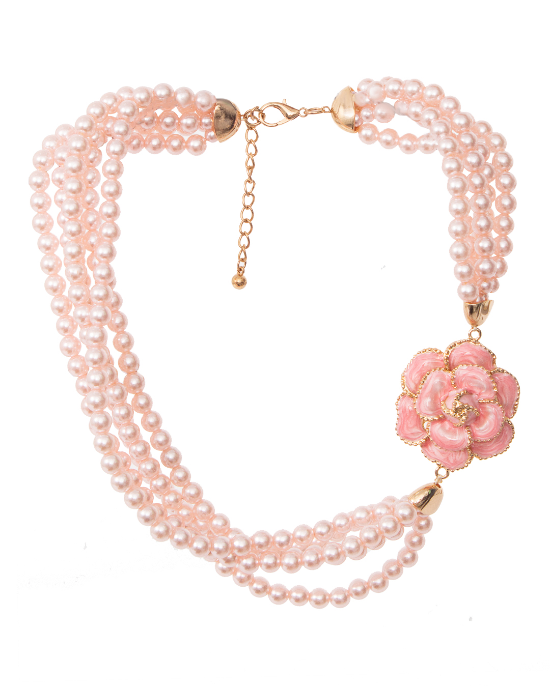 ожерелье Marina Fossati CAMELIA1 золотой+розовый UNI, размер UNI, цвет золотой+розовый