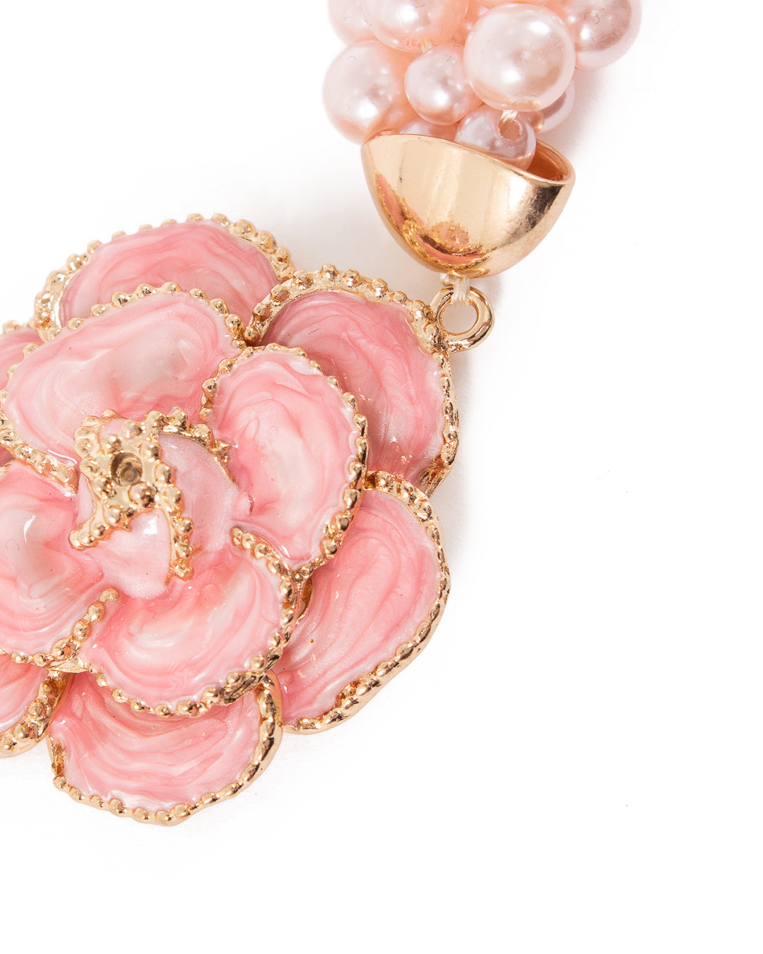 ожерелье Marina Fossati CAMELIA1 золотой+розовый UNI, размер UNI, цвет золотой+розовый CAMELIA1 золотой+розовый UNI - фото 2
