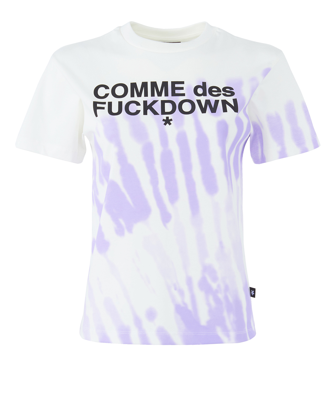 хлопковая футболка COMME des FUCKDOWN укороченный худи comme des fuckdown