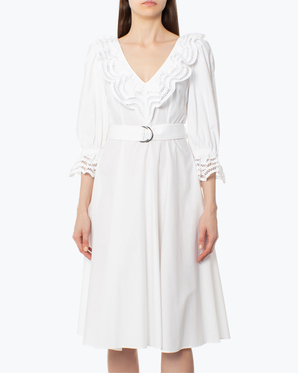 платье P.A.R.O.S.H. COJOUR723163 белый m, размер m - фото 3