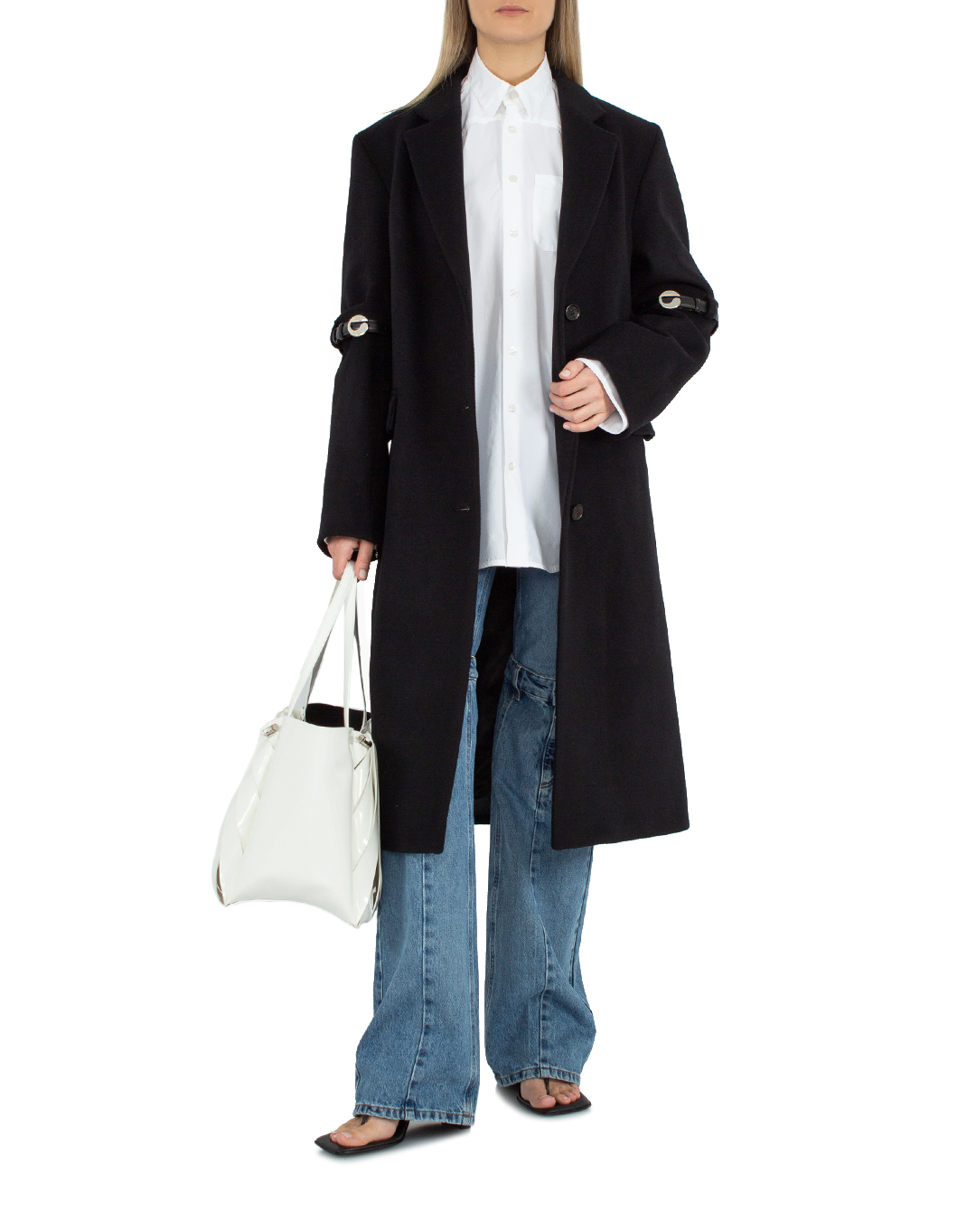 пальто COPERNI COPM14211 черный 36, размер 36 - фото 2