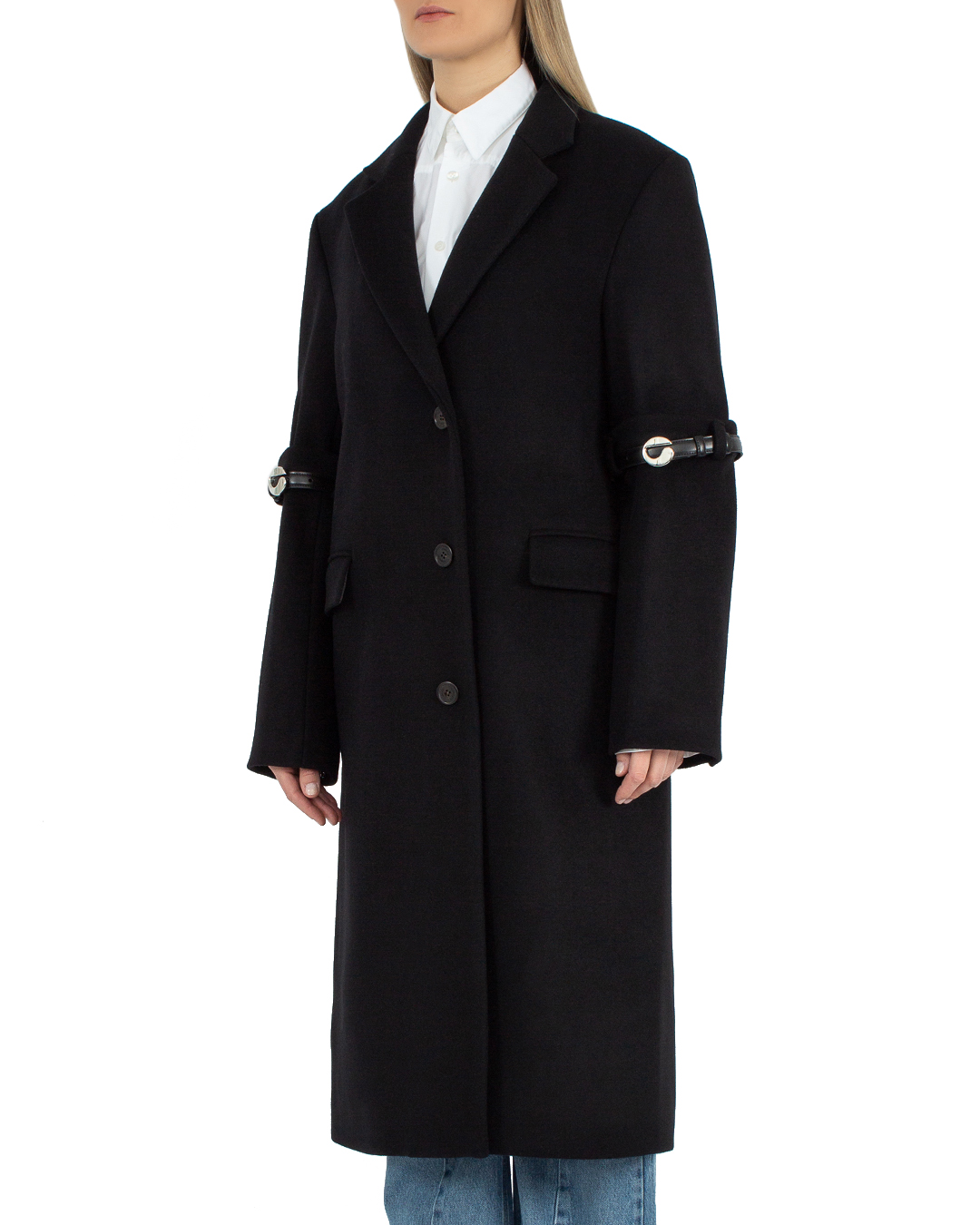 пальто COPERNI COPM14211 черный 36, размер 36 - фото 3