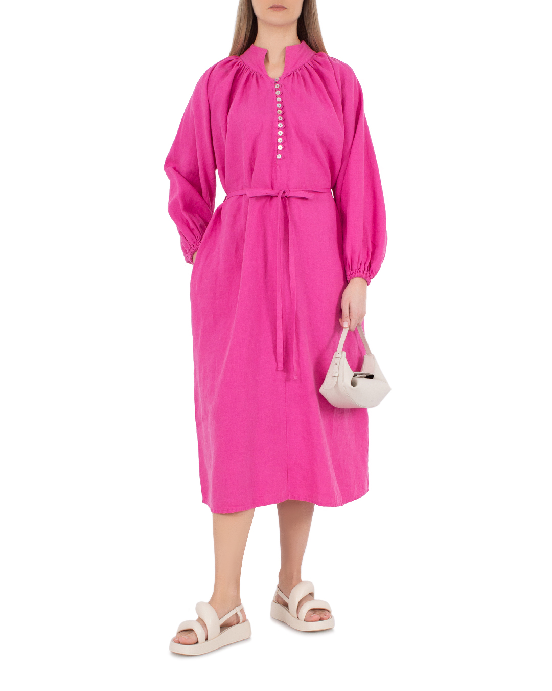 платье ANTELOPE THE LABEL D3.FUKSIA розовый m/l, размер m/l D3.FUKSIA розовый m/l - фото 2
