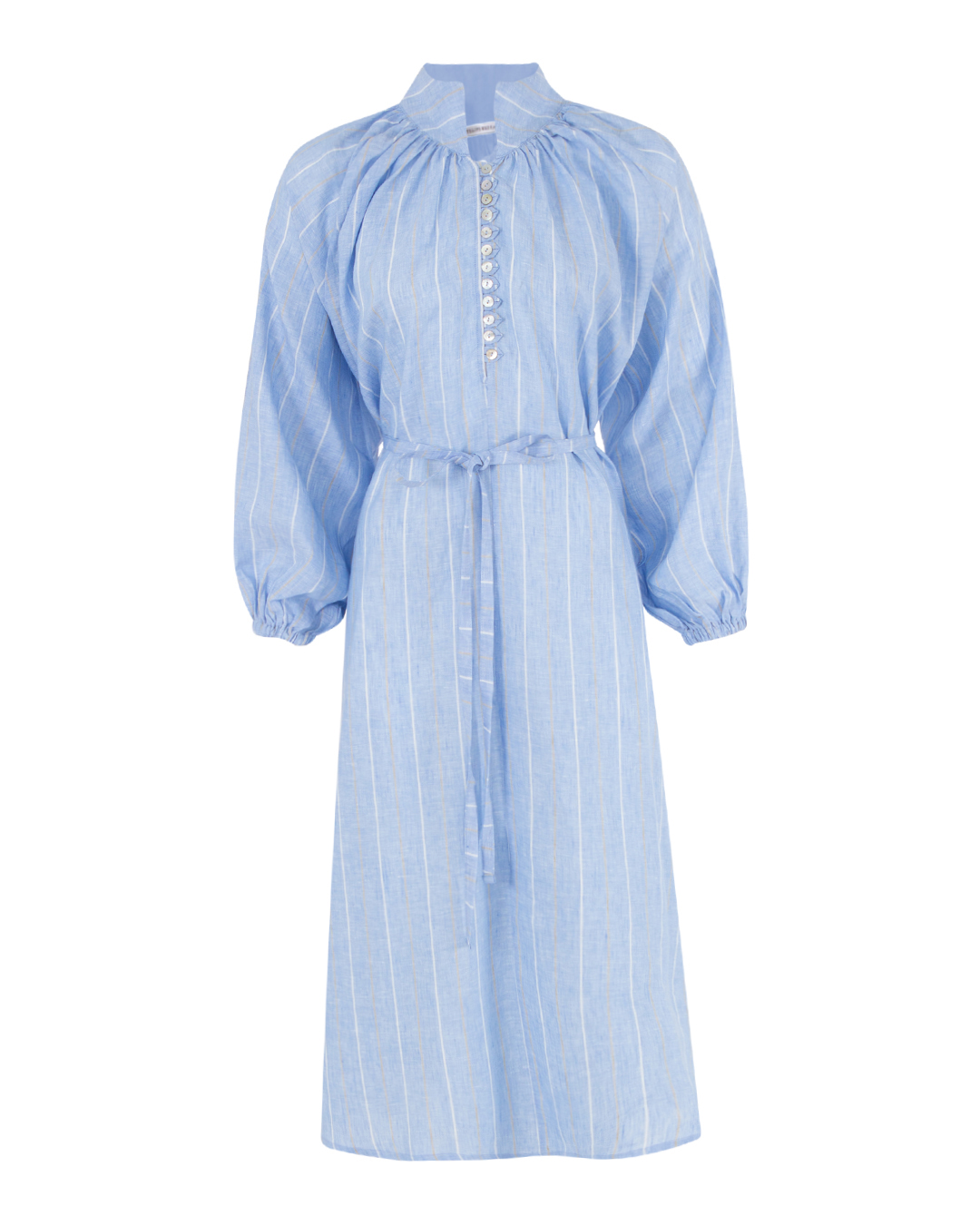 платье ANTELOPE THE LABEL D3.RISKA голубой+принт m/l, размер m/l, цвет голубой+принт D3.RISKA голубой+принт m/l - фото 1