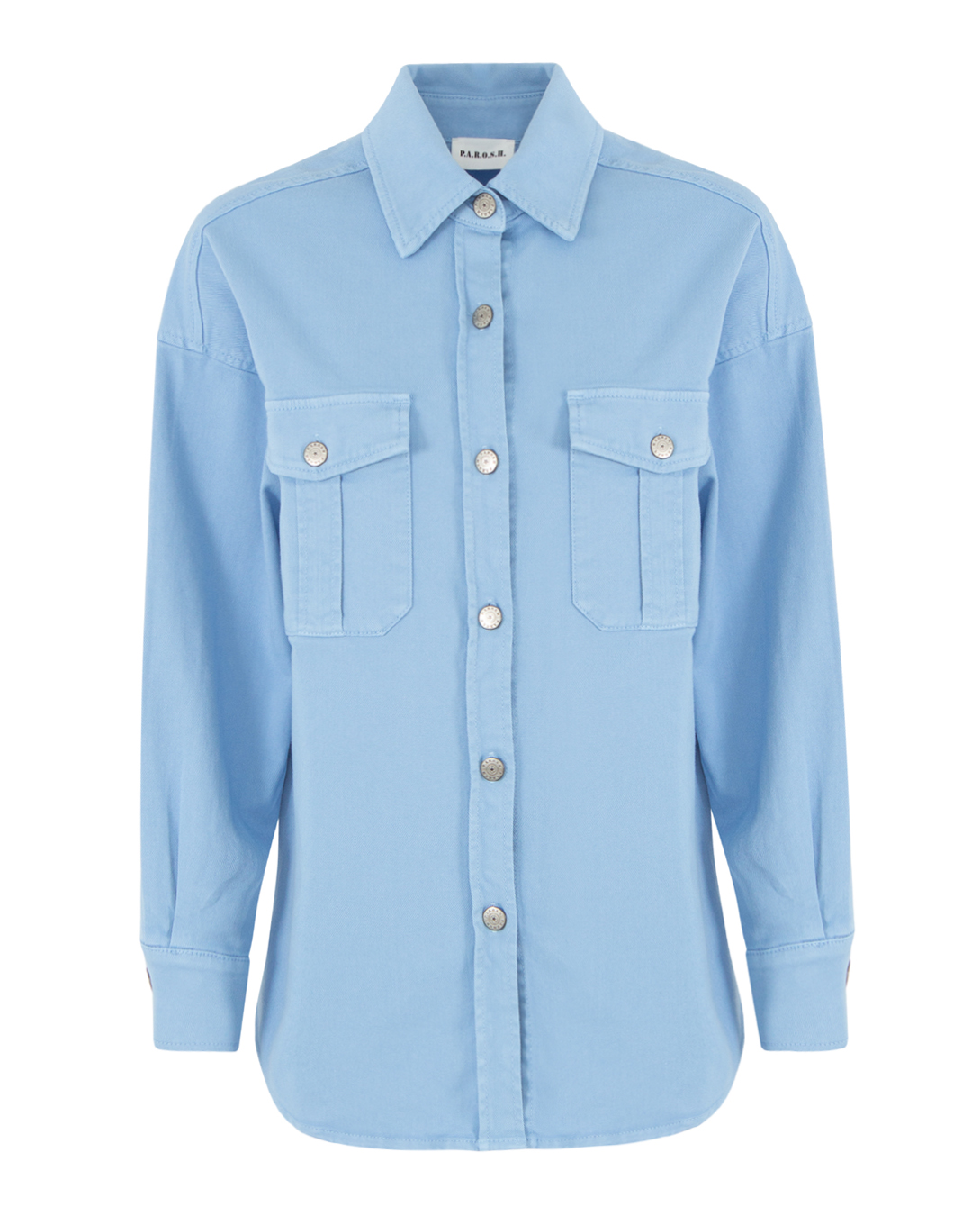 рубашка P.A.R.O.S.H. D430294-CHIMERA голубой 2xs, размер 2xs