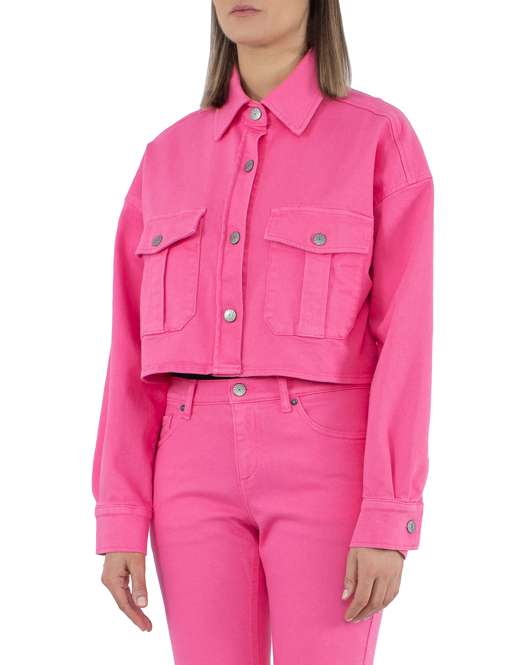 куртка P.A.R.O.S.H. D430336-CABAREX23 розовый l, размер l - фото 3