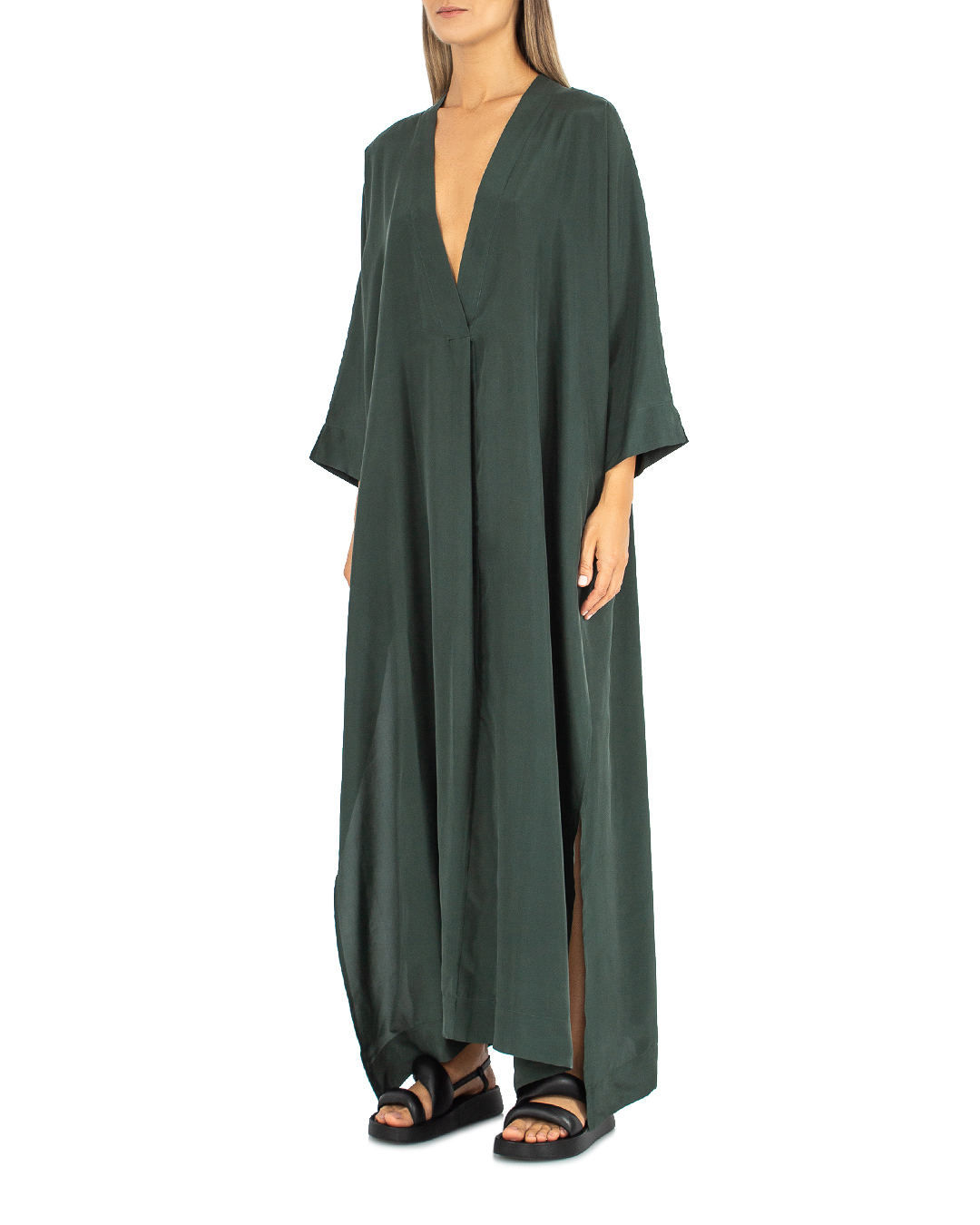 платье P.A.R.O.S.H. D700539-SUNNY23 зеленый l, размер l - фото 3
