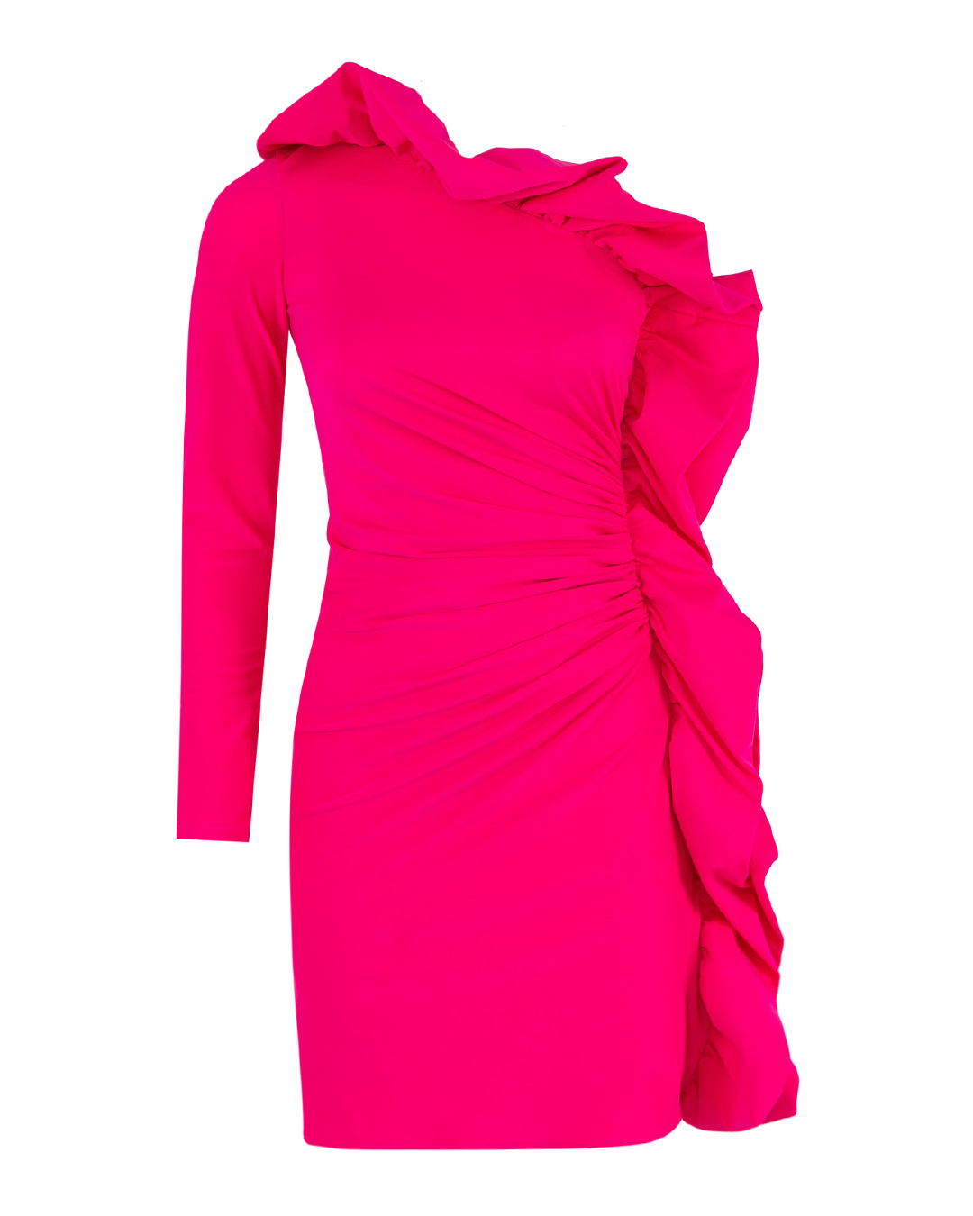 платье P.A.R.O.S.H. D721865-NEUTRAL розовый l, размер l - фото 1