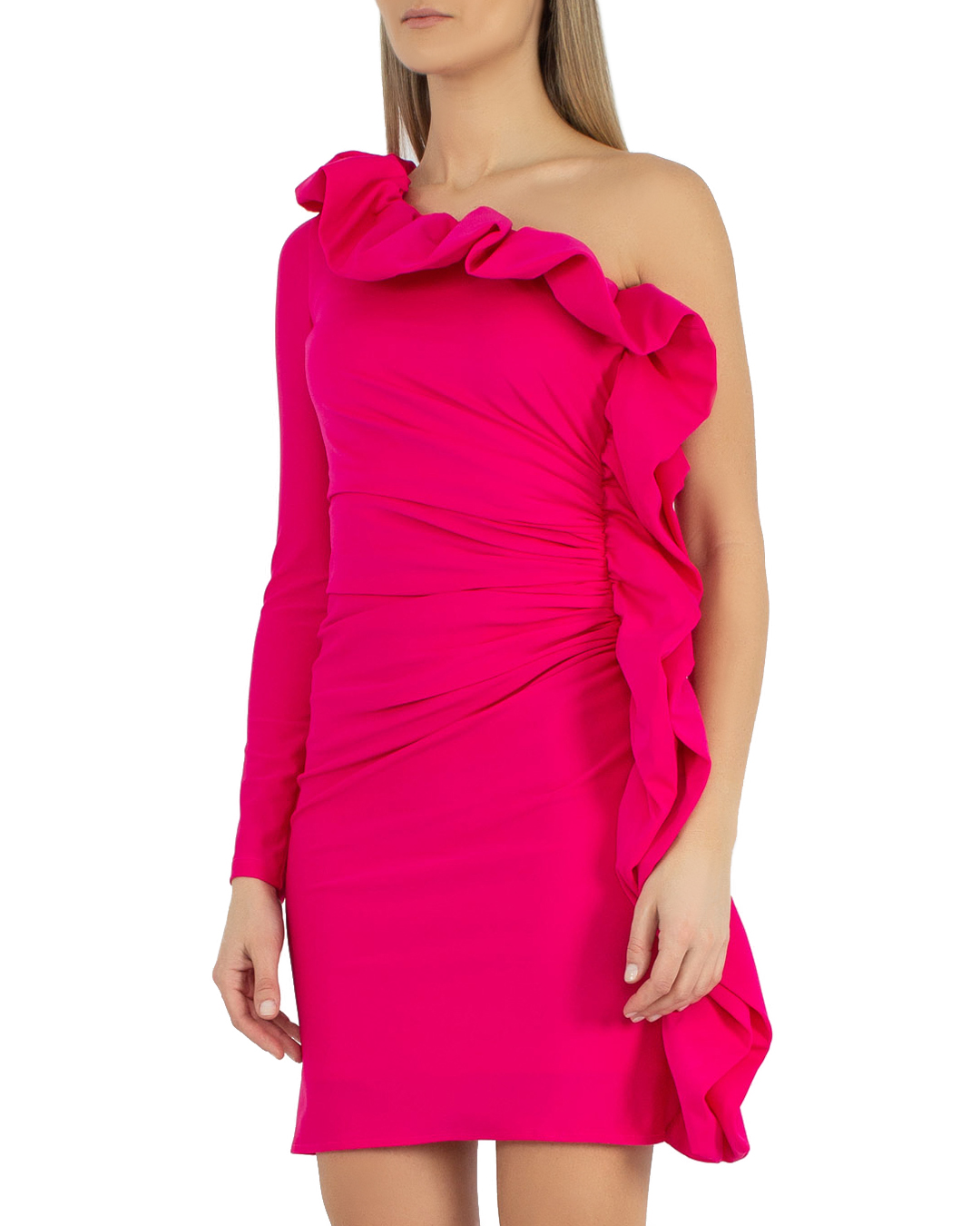 платье P.A.R.O.S.H. D721865-NEUTRAL розовый l, размер l - фото 3