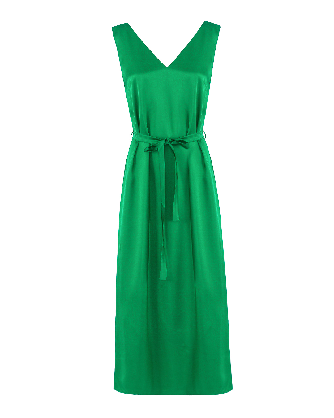 платье P.A.R.O.S.H. D725112-ROMEA зеленый l, размер l - фото 1