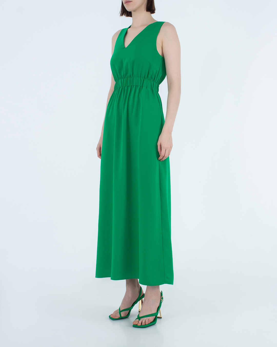 платье P.A.R.O.S.H. D725160-PANTY23 зеленый l, размер l - фото 3