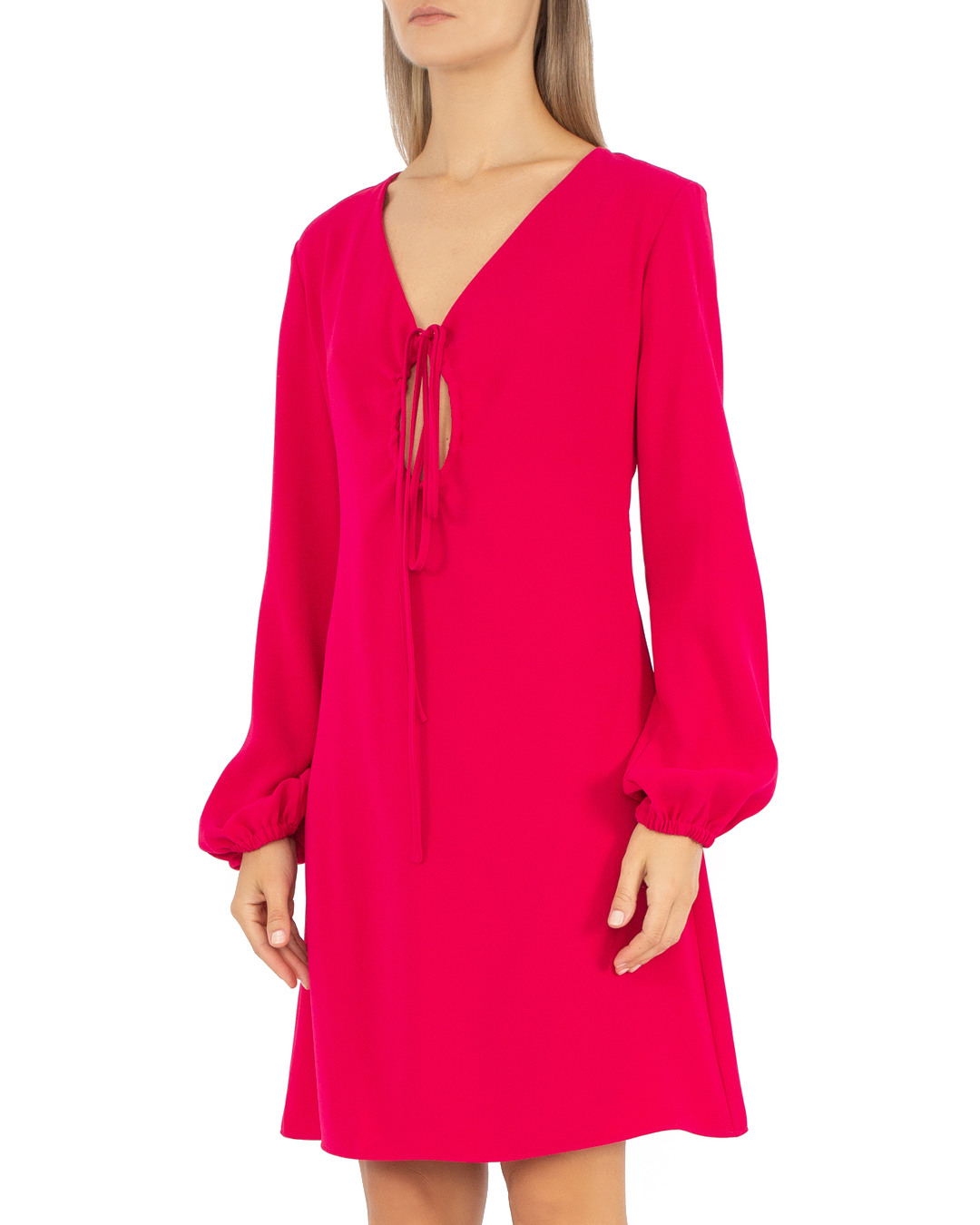 платье P.A.R.O.S.H. D725216-POKER розовый m, размер m - фото 3