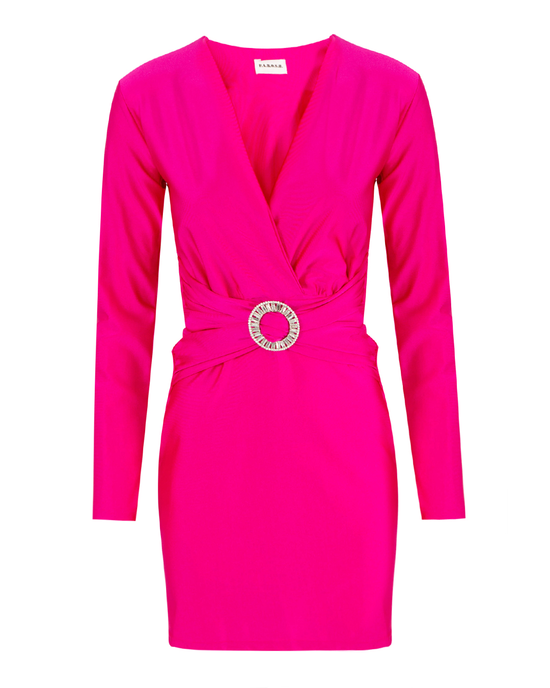 платье P.A.R.O.S.H. D731325-NARROW розовый l, размер l - фото 1