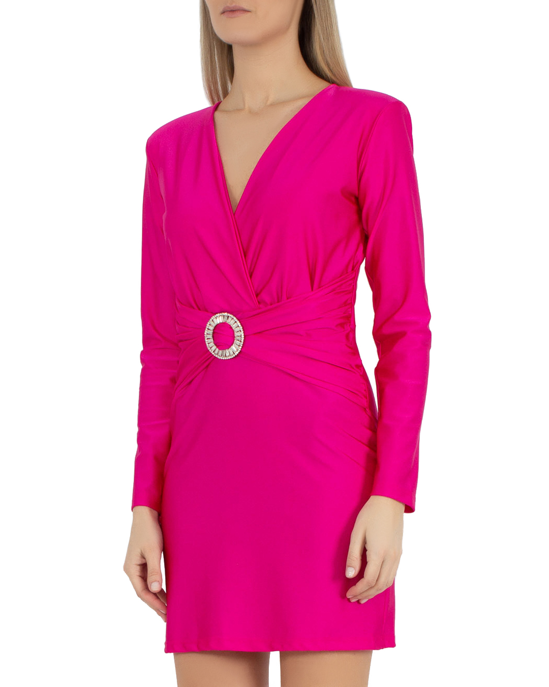 платье P.A.R.O.S.H. D731325-NARROW розовый l, размер l - фото 3