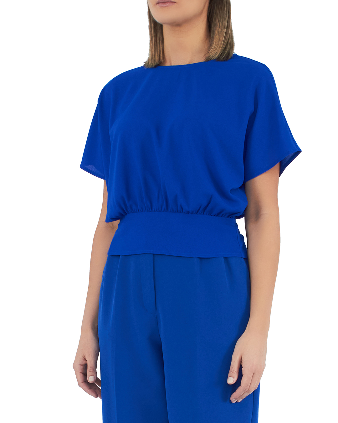 блуза Essentiel DOLCE синий 34, размер 34 - фото 3