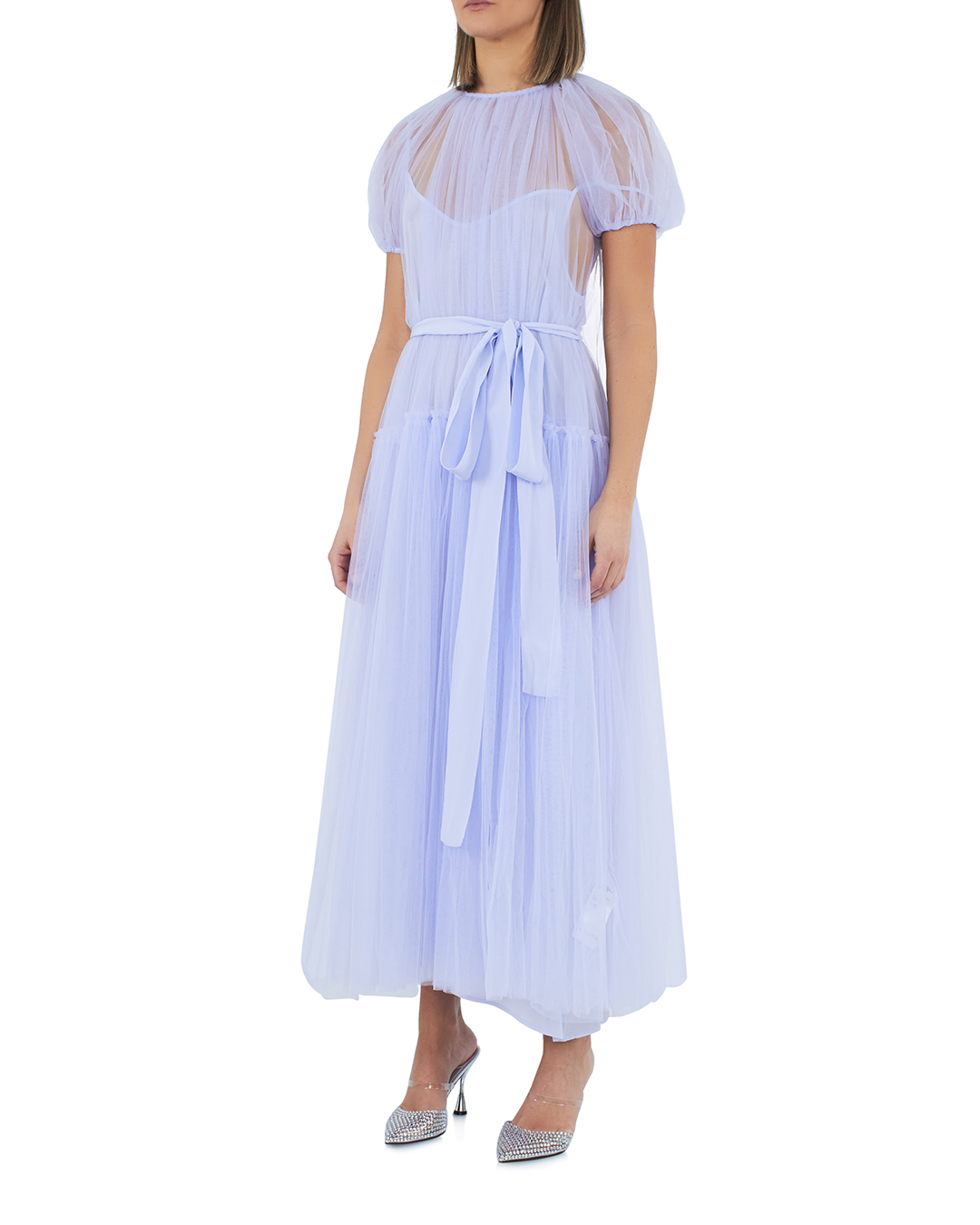платье PSOPHIA DRS1526 фиолетовый m, размер m - фото 3