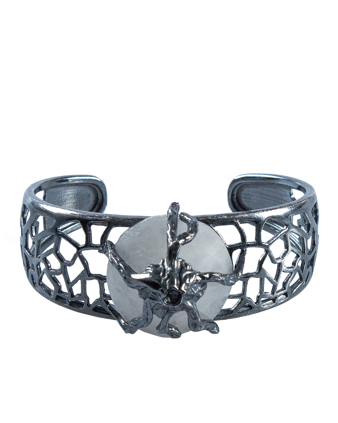 MIDGARD из серебра с кварцем  артикул ERRUPTION BRACELET марки MIDGARD купить за 26500 руб.