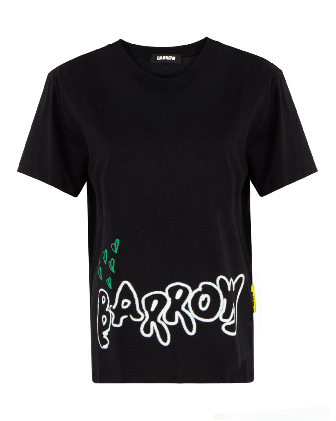 футболка BARROW F3BWWOTH064 черный+принт s, размер s, цвет черный+принт