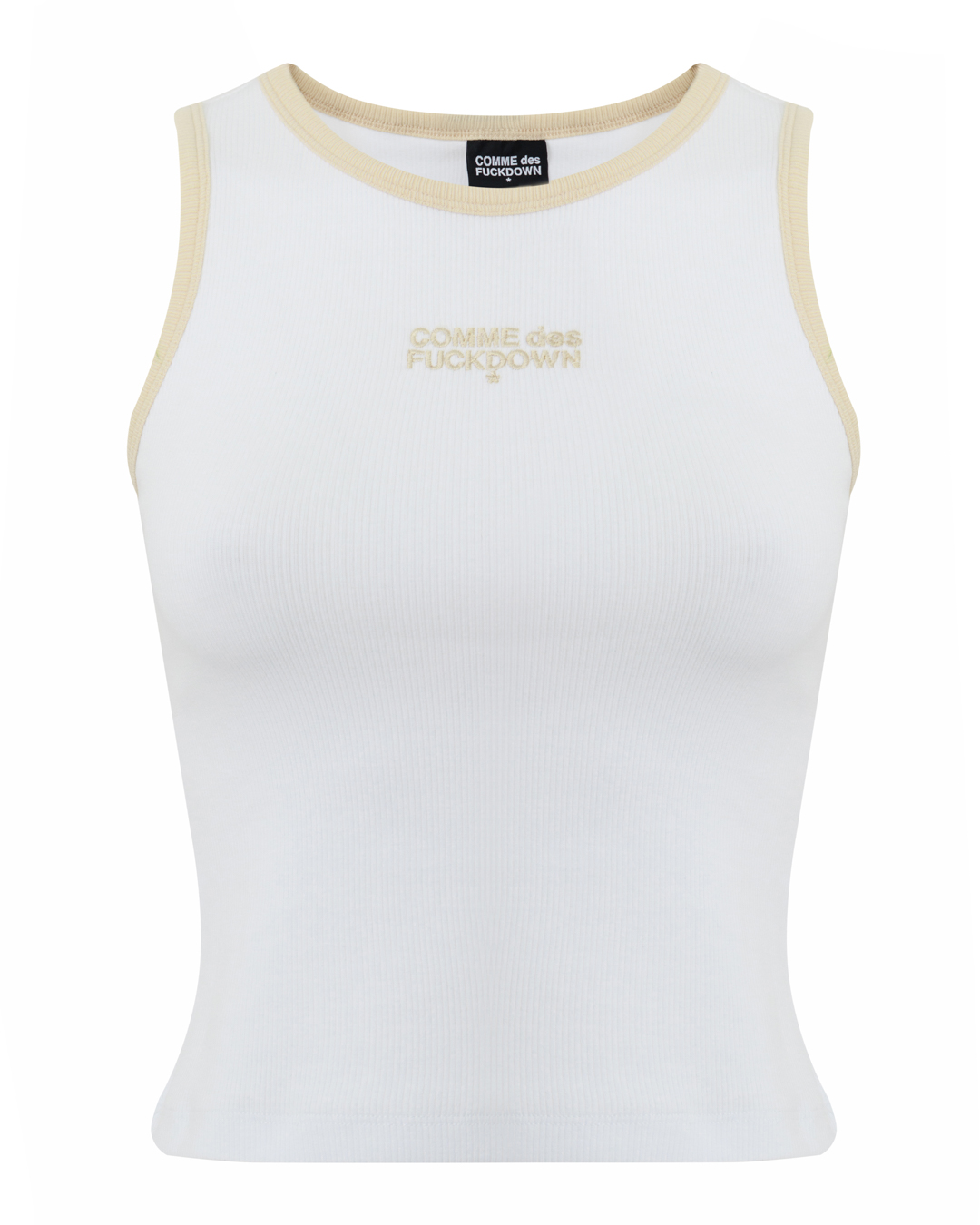 COMME des FUCKDOWN топ  артикул FDS6CFABW01598 марки COMME des FUCKDOWN купить за 7700 руб.