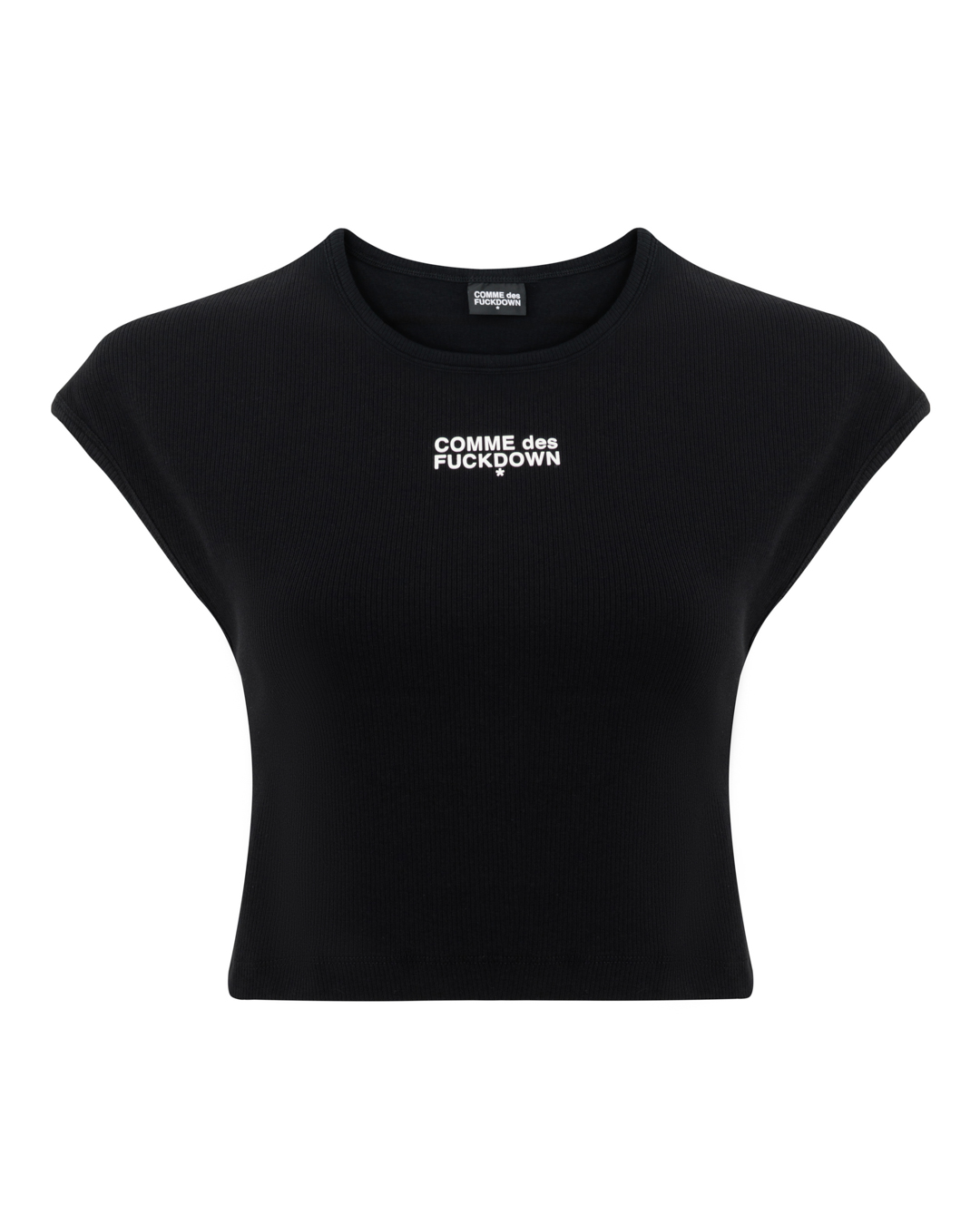 COMME des FUCKDOWN топ  артикул FDS6CFABW01602 марки COMME des FUCKDOWN купить за 8100 руб.