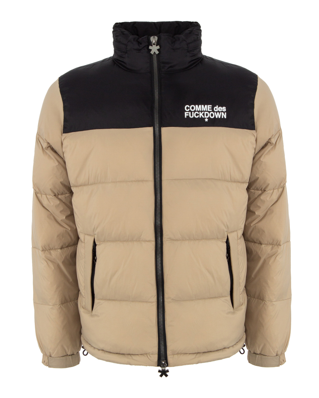 куртка COMME des FUCKDOWN FMW3CDFU2461 бежевый+черный m, размер m, цвет бежевый+черный
