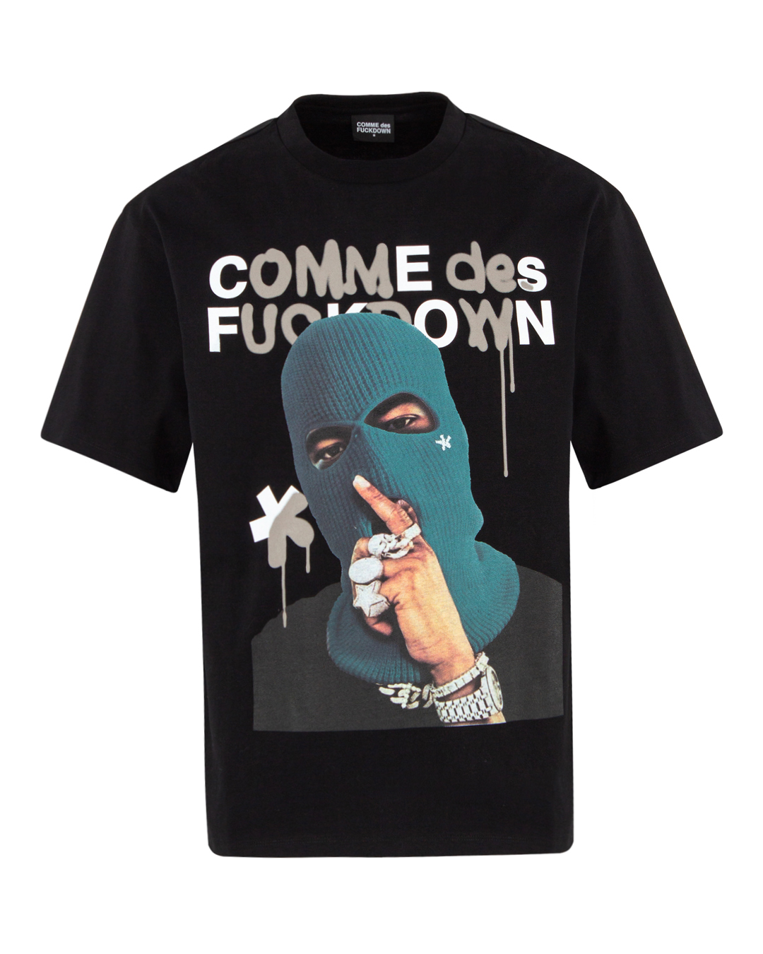хлопковая футболка COMME des FUCKDOWN