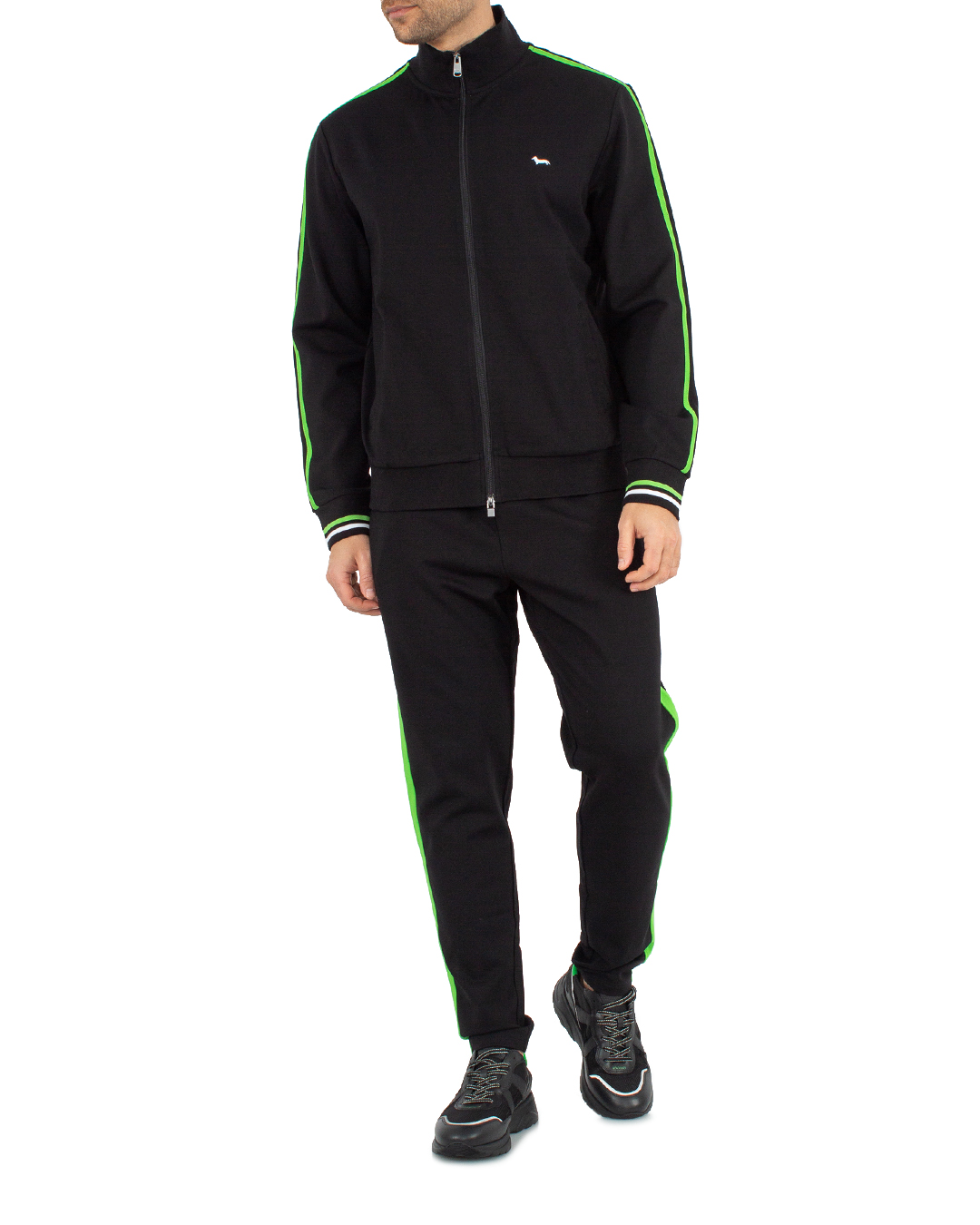 брюки Harmont & Blaine FRK155 черный+зеленый l, размер l, цвет черный+зеленый FRK155 черный+зеленый l - фото 2
