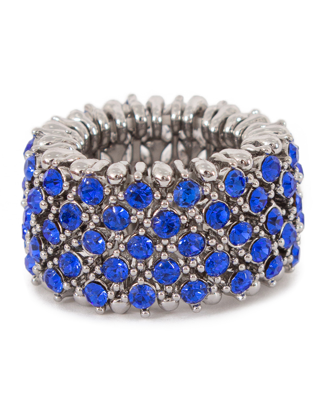 кольцо Marina Fossati GIADA.24 серебряный+синий UNI, размер UNI, цвет серебряный+синий GIADA.24 серебряный+синий UNI - фото 2