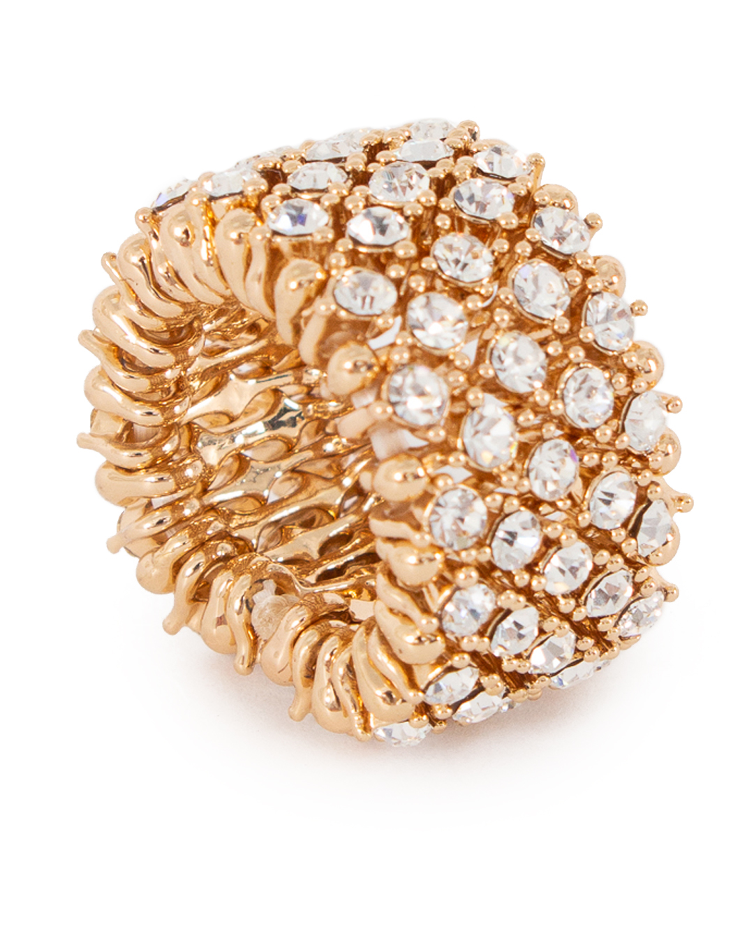 кольцо Marina Fossati изолон для творчества 2 мм белый золотой рулон 1х5 м