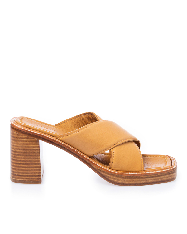 Rejina Pyo из кожи на наборном каблуке артикул H150-TA Donna марки Rejina Pyo купить за 13900 руб.