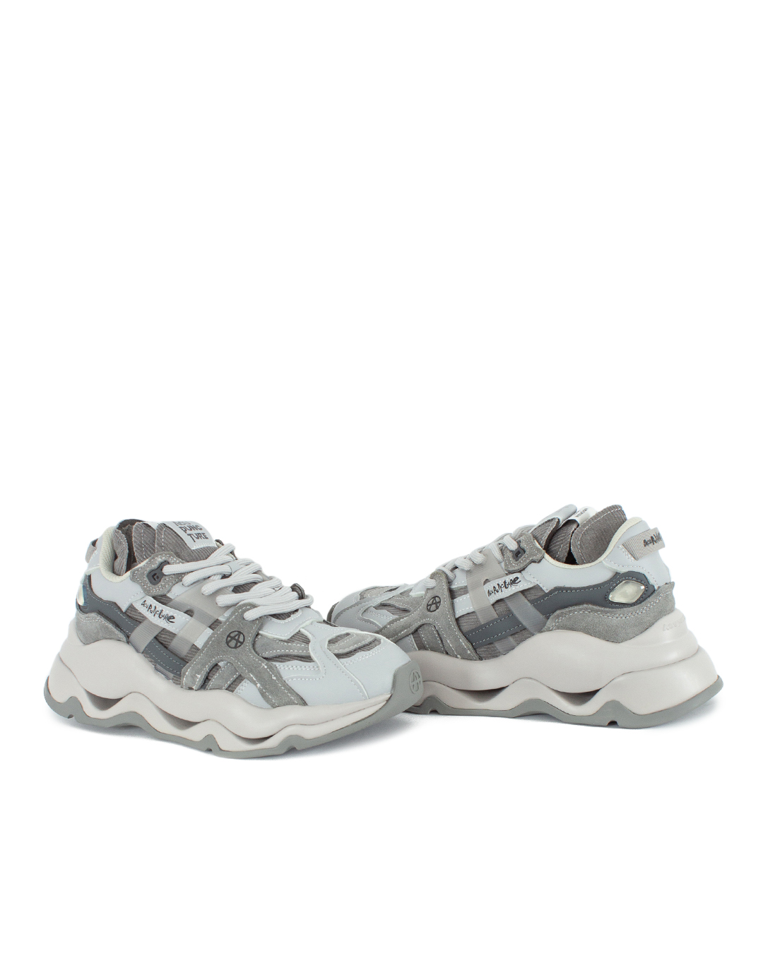 комбинированные кроссовки ACUPUNCTURE HABS920304 серый 41, размер 41 - фото 2