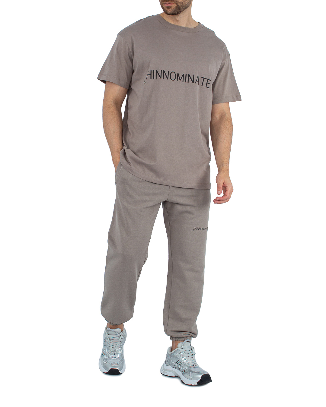 футболка HINNOMINATE HNM207 бежевый l, размер l - фото 2