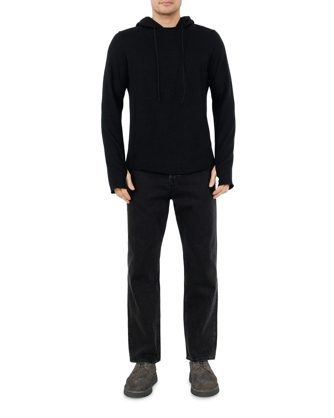 

худи из шерсти Hannes Roether, Черный, hoo36dy.502.25 черный l