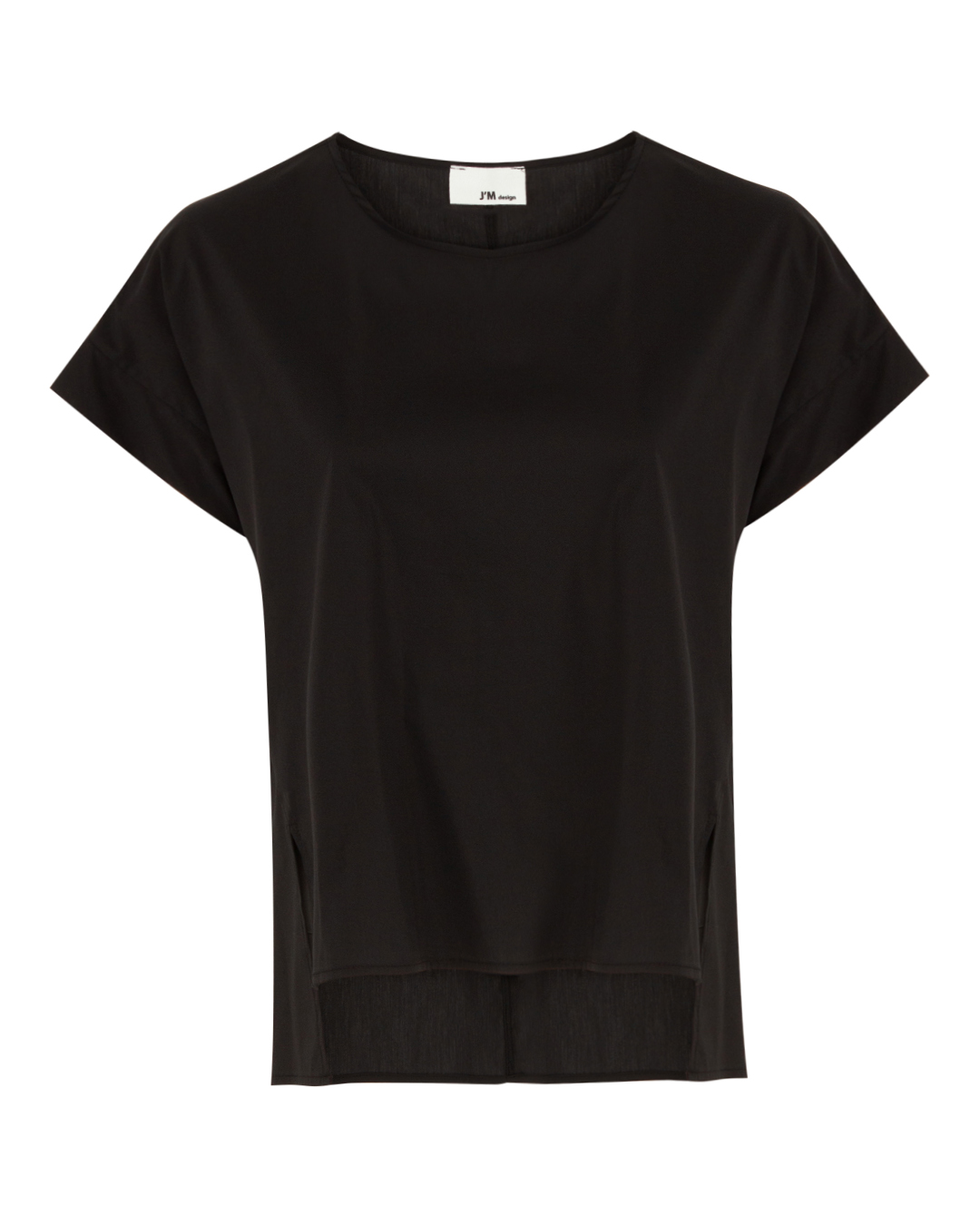 блуза J.M design JM-CA1717 черный 2xs, размер 2xs - фото 1