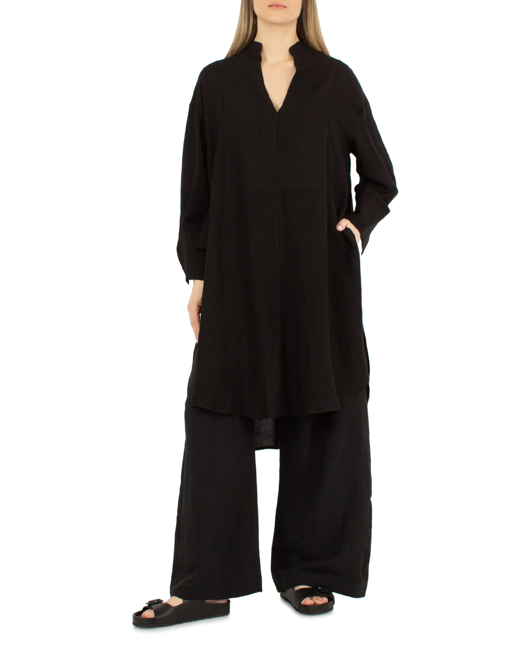 платье J.M design JM-CA206 черный 2xs, размер 2xs - фото 2