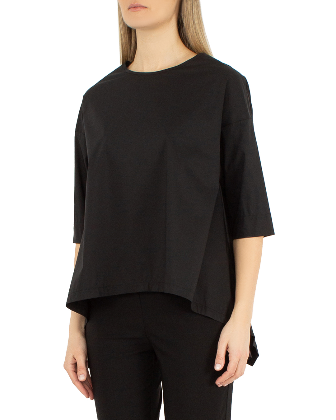 блуза J.M design JM-MA07 черный 2xs, размер 2xs - фото 3