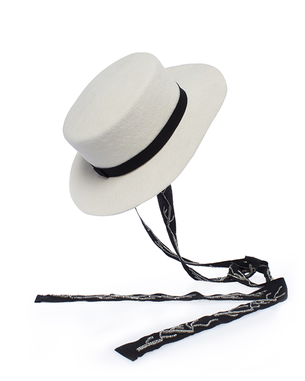 шляпа MDWS KNL04 белый+черный m, размер m, цвет белый+черный KNL04 белый+черный m - фото 1