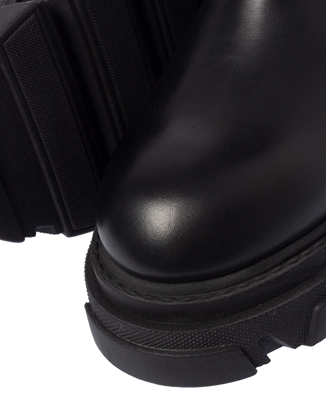 кожаные ботинки P.A.R.O.S.H. KOBASHOED060087 черный 36, размер 36 - фото 3