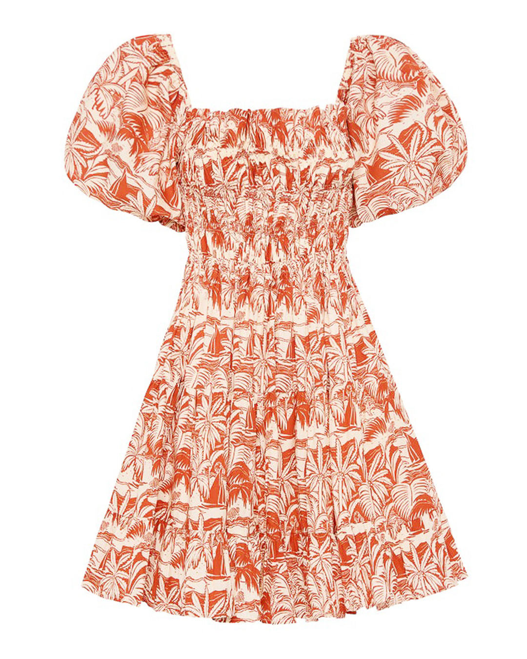 Palm Noosa с объемными рукавами  артикул KUB DRESS марки Palm Noosa купить за 42500 руб.