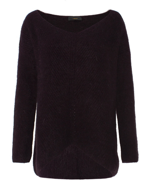 свитер L'Edition LE0381/H23 тем.фиолетовый m, размер m LE0381/H23 LE0381/H23 тем.фиолетовый m - фото 1