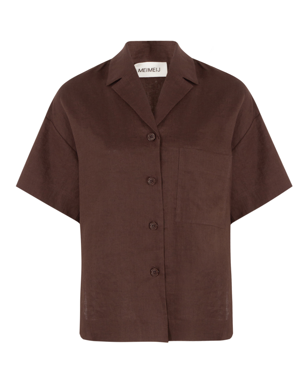 блуза MEIMEIJ M4EL01 коричневый 44, размер 44