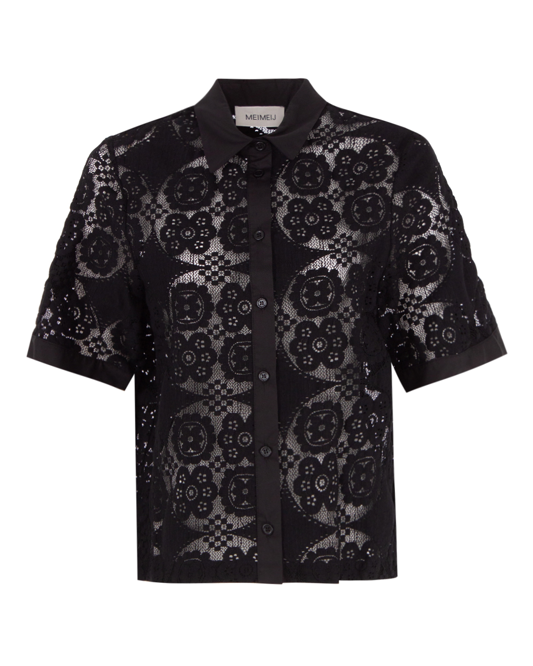 блуза MEIMEIJ M4ER00 черный 40, размер 40