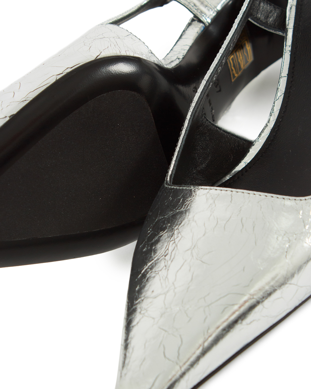 туфли Premiata M6659 Granaloro серебряный+черный 36, размер 36, цвет серебряный+черный M6659 Granaloro серебряный+черный 36 - фото 3