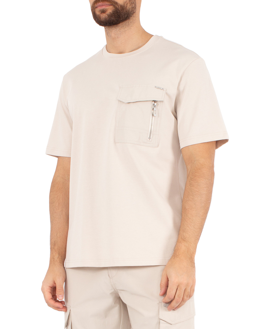 футболка Antony Morato MMKS02373-FA100239 бежевый 2xl, размер 2xl - фото 3